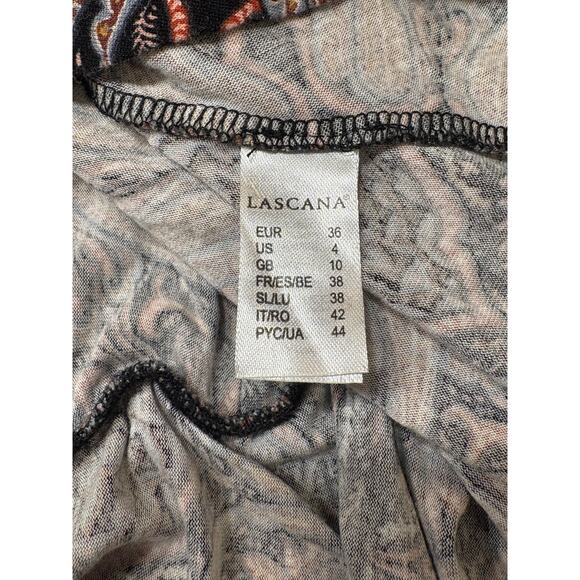 Lascana smocked maxi dress in brown paisley - Picture 4 of 7